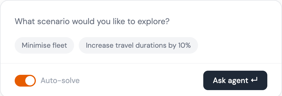 Chat-based route planning interface